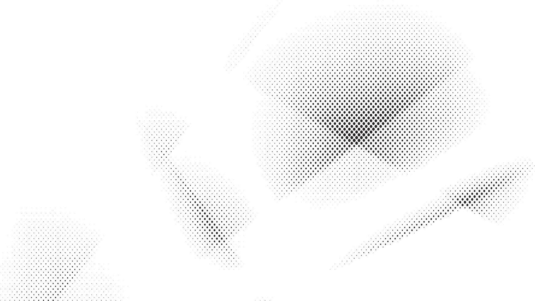 abstrakt Weiß und grau Farbe Hintergrund mit Halbton Wirkung, Punkt Muster. Illustration. vektor