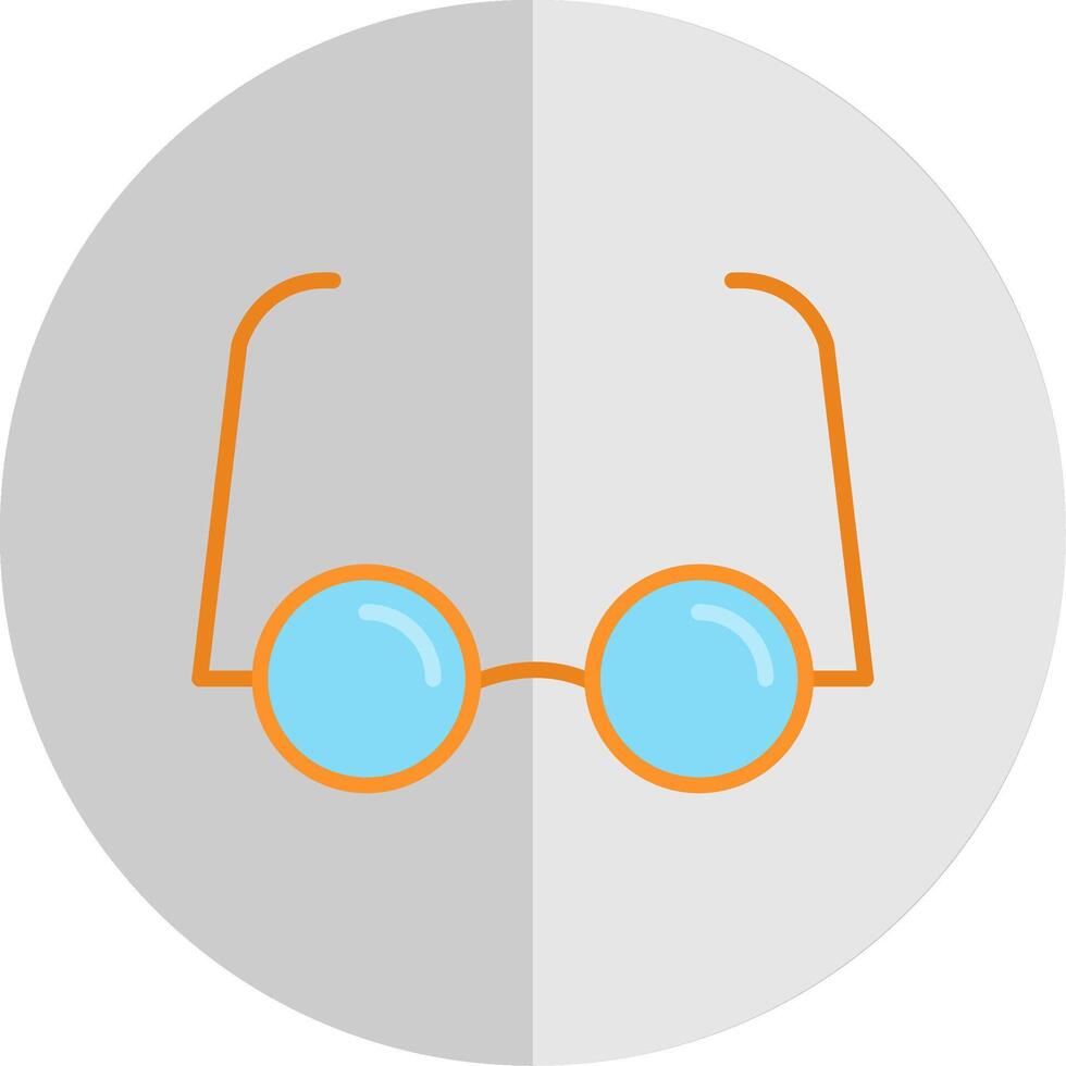 lesen Brille eben Rahmen Symbol Design vektor