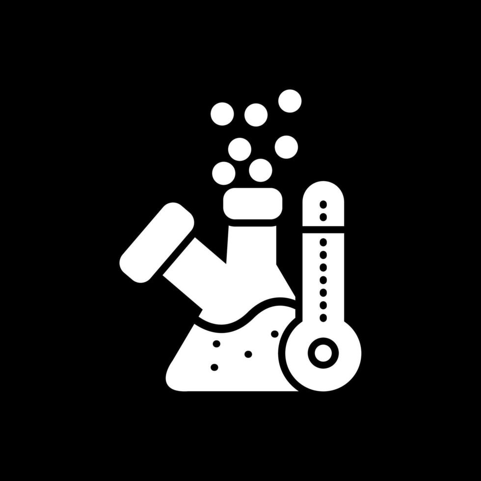 Flasche Glyphe invertiert Symbol Design vektor