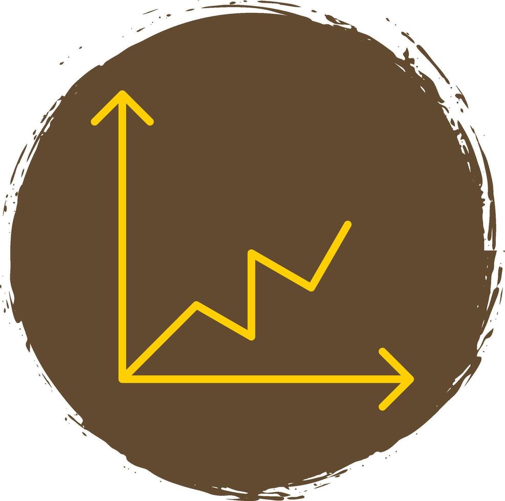 Linie Kreis Aufkleber Graph Linie Kreis Aufkleber Symbol vektor