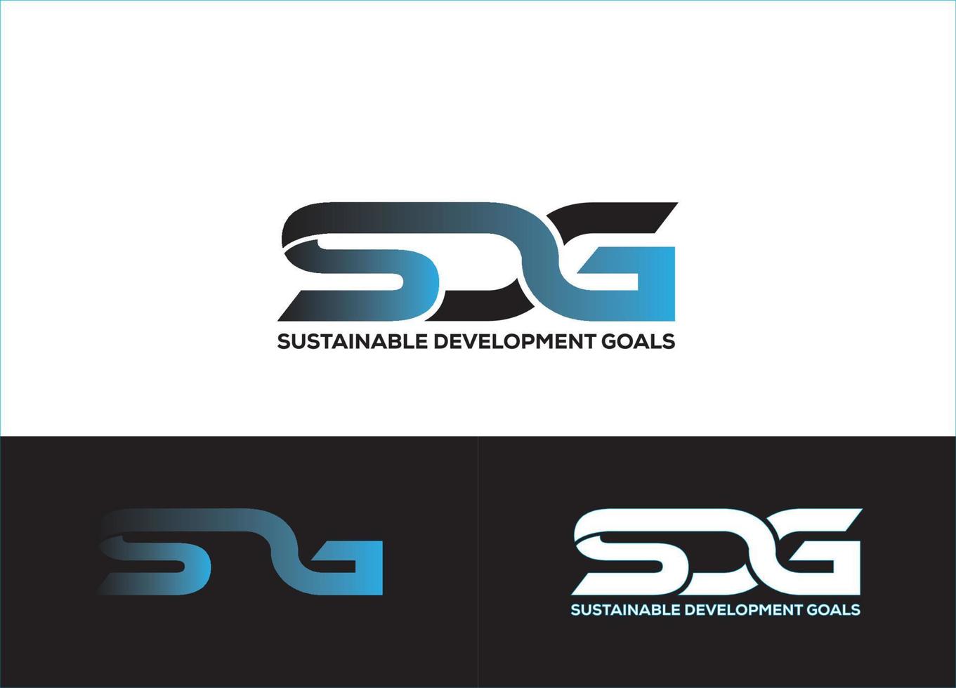 sdg logotyp eller ikon design vektor bildmall