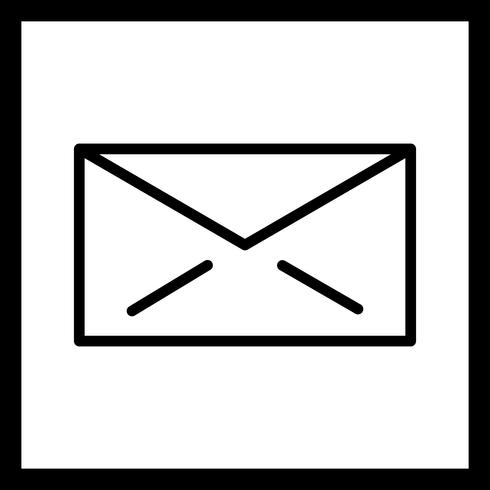 Vektor-E-Mail-Symbol vektor