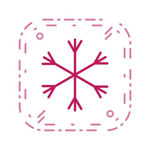 Schnee-Vektor-Symbol vektor