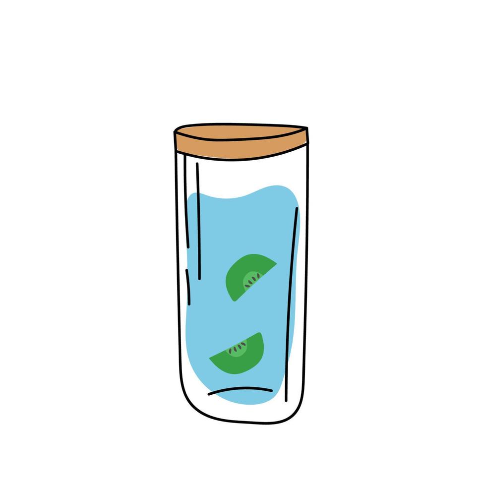 Konzept - mehr Wasser trinken vektor