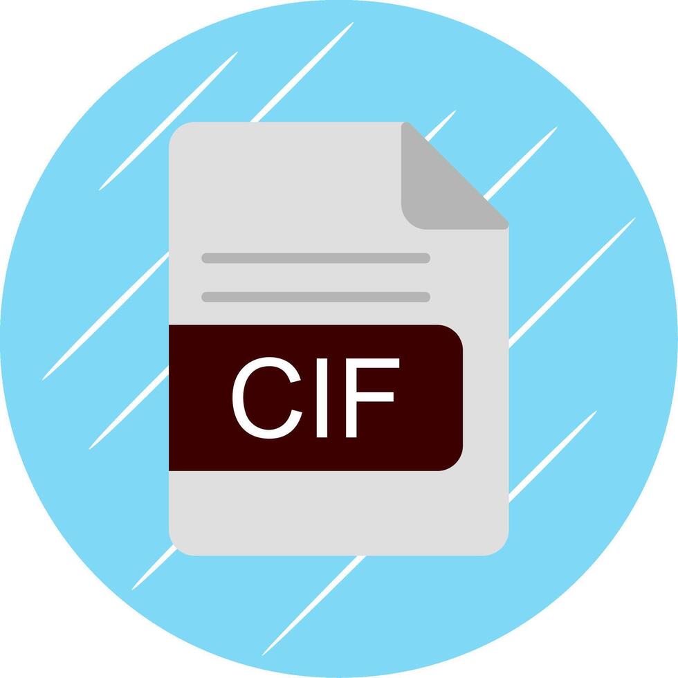 cif fil formatera platt cirkel ikon design vektor