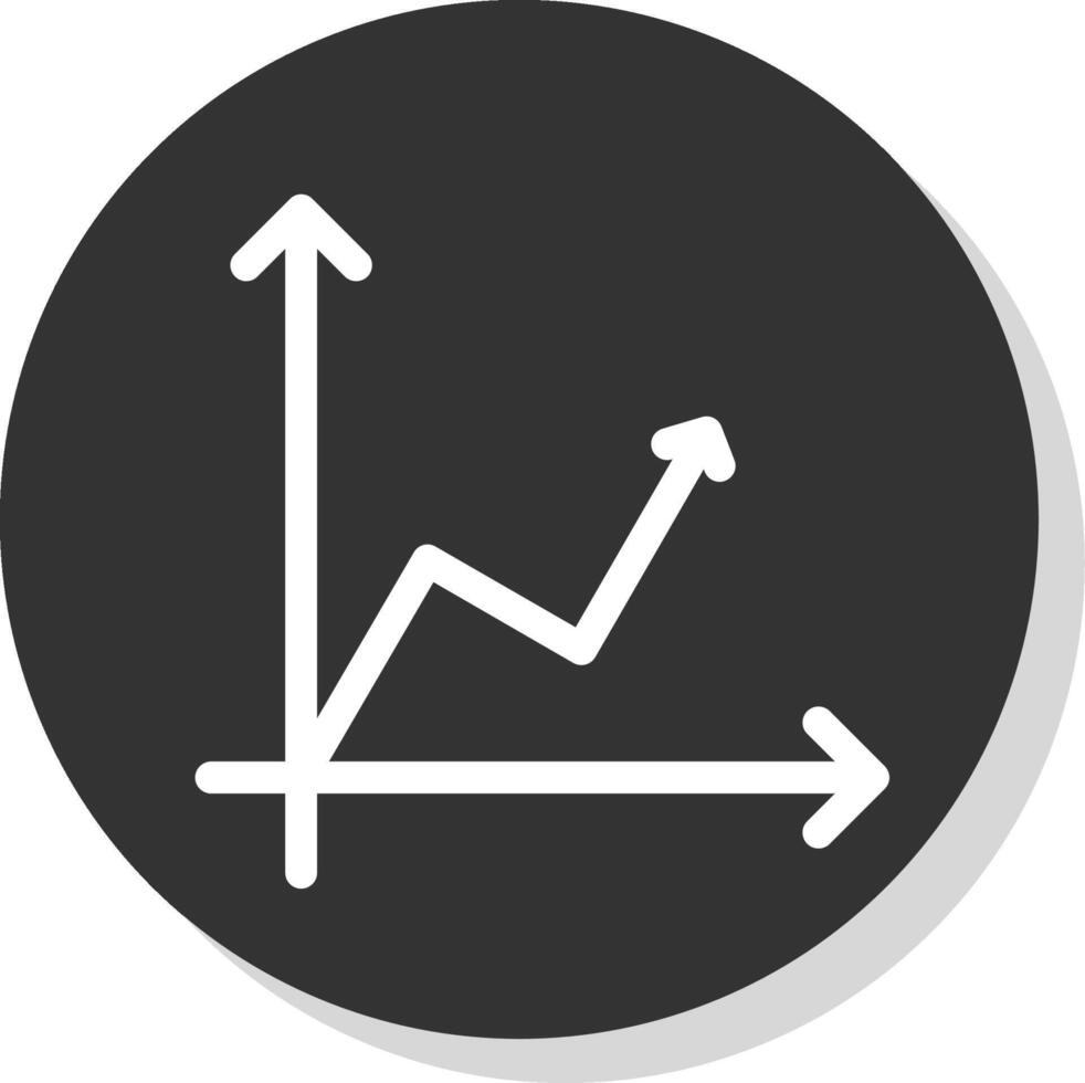 Diagram glyf skugga cirkel ikon design vektor