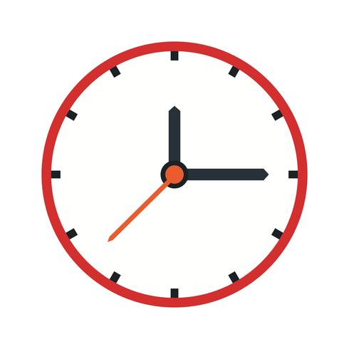 Vektor-Uhr-Symbol vektor