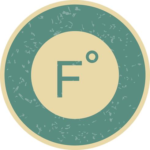 Fahrenheit Vektor Icon