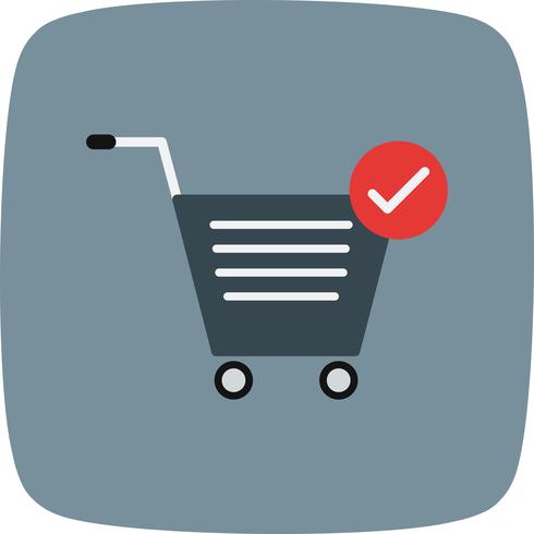 Vector Verified Cart Items-Symbol