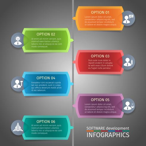 seo infographics design vektor