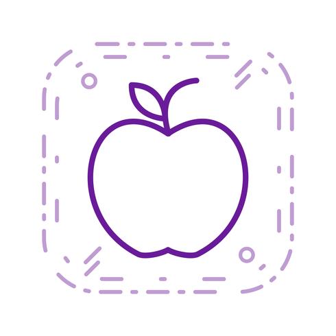 Vektor-Apple-Symbol vektor