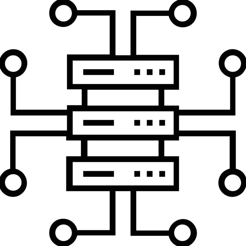 Lager Daten Symbol Symbol Bild zum Datenbank Illustration vektor