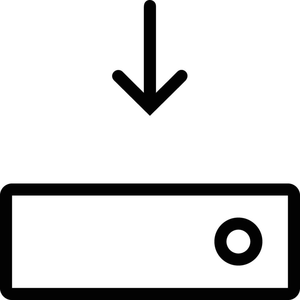 Lager Daten Symbol Symbol Bild zum Datenbank Illustration vektor