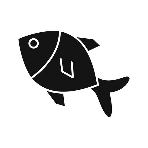 Vektor-Fisch-Symbol vektor