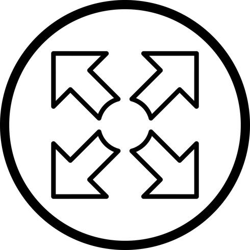 Vollbild-Vektor-Symbol vektor