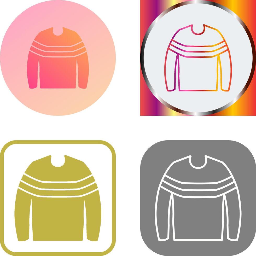 Pullover-Icon-Design vektor