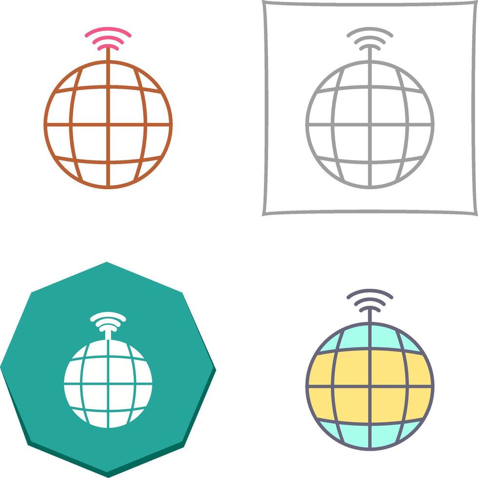 global Signale Symbol Design vektor