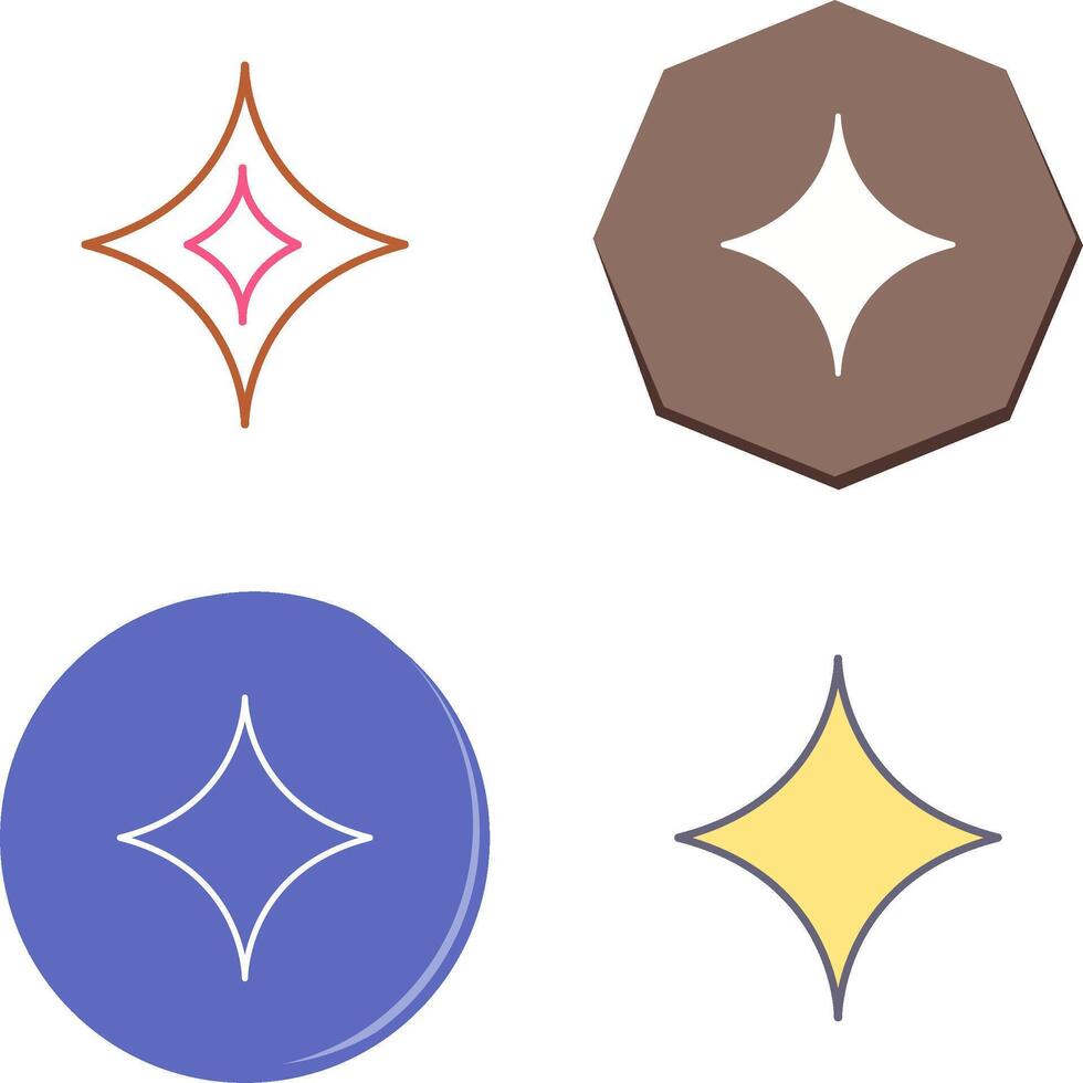 einzigartig Diamant Symbol Design vektor