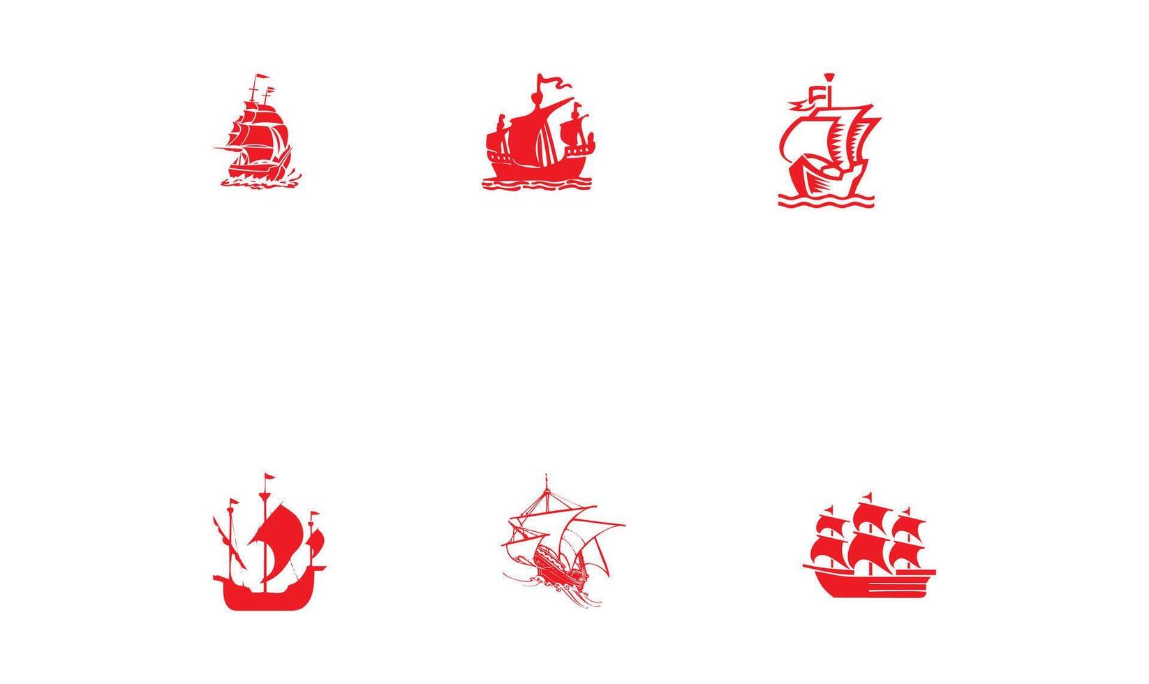 armada pirat s ikon uppsättning vektor