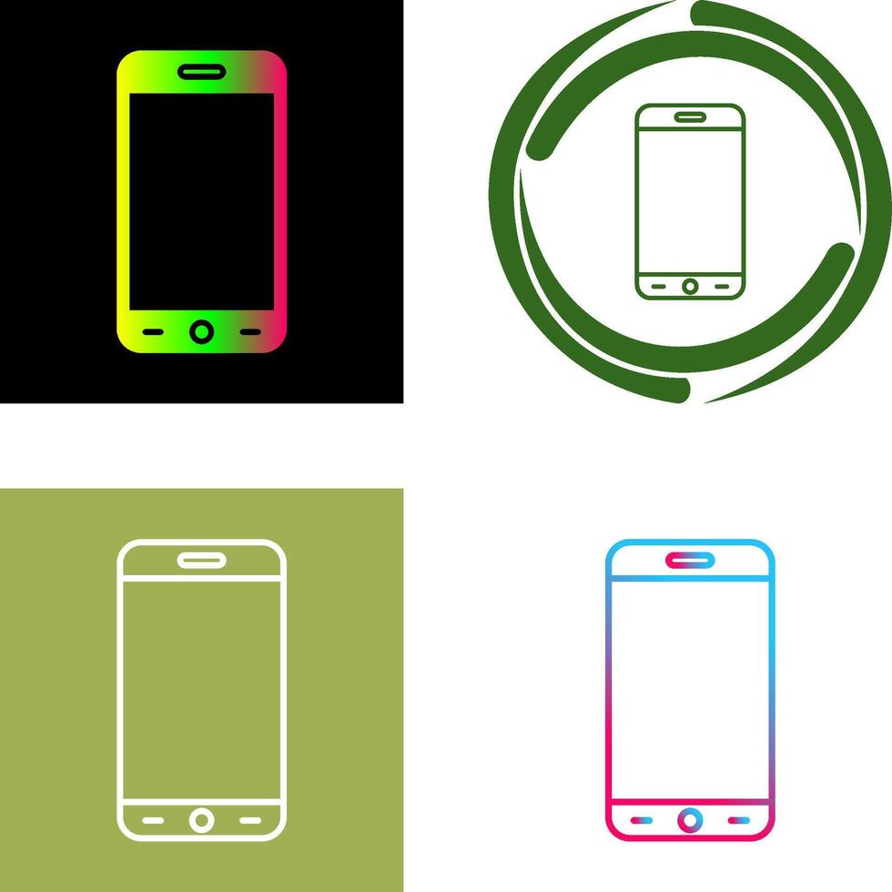 smartphone ikon design vektor