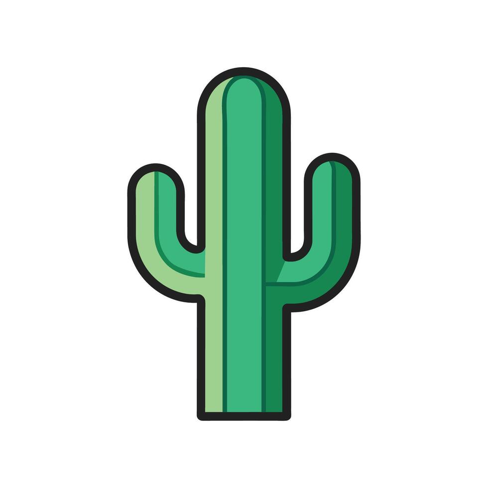 Mexikaner Erbe gefeiert cinco de Mayo Kaktus Symbol im 3d zum festlich Digital Kunst Projekte vektor