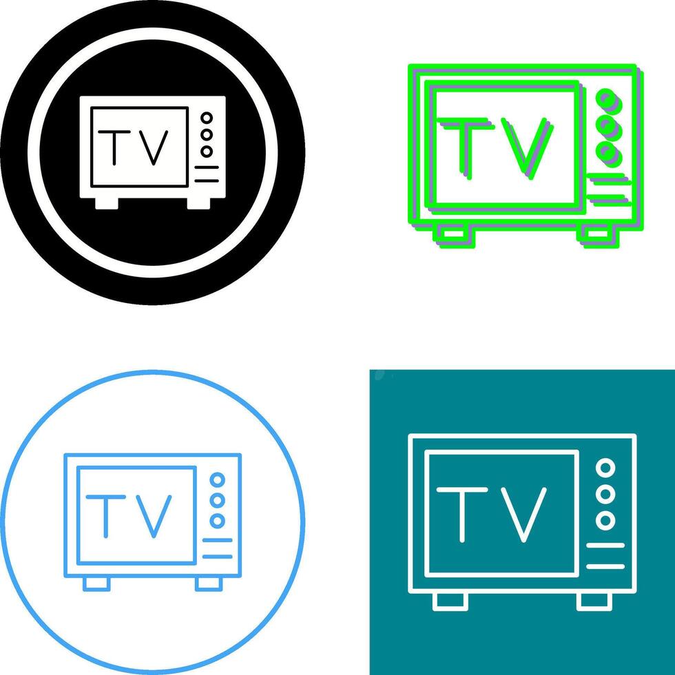 TV ikon design vektor