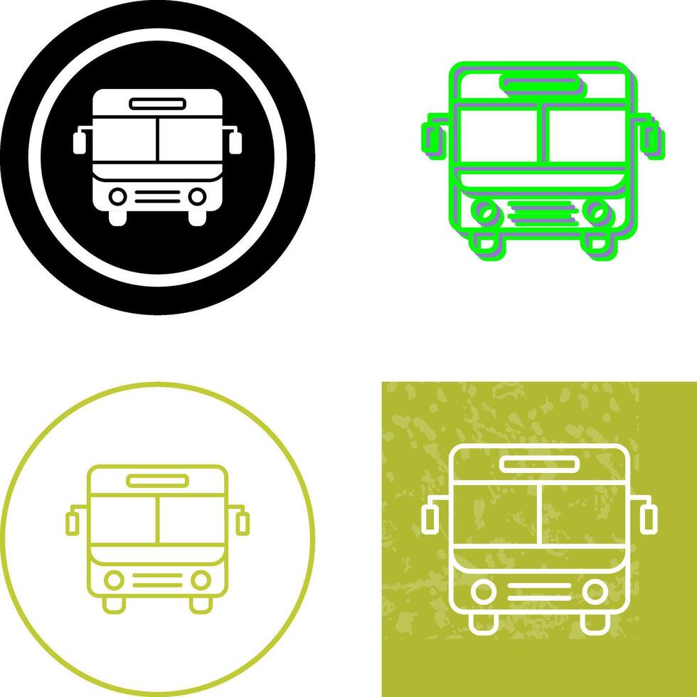 Bus-Icon-Design vektor