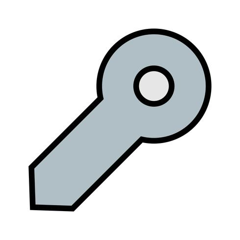 Vektor-Schlüssel-Symbol vektor