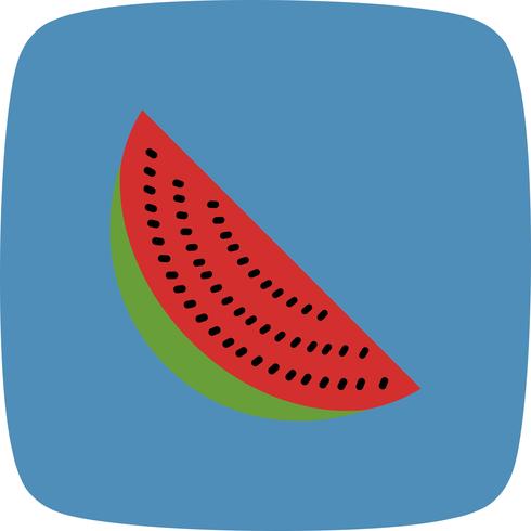 Vektor-Wassermelone-Symbol vektor