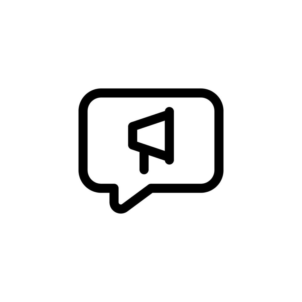 Chat-Icon-Design-Vektor-Illustration mit Symbol für soziales Marketing, Blase, Chat, Werbung für Werbeunternehmen vektor