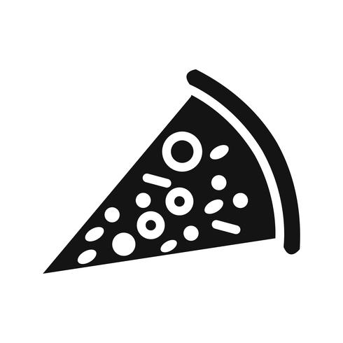 Vektor-Pizza-Symbol vektor