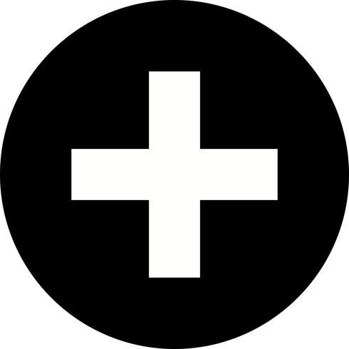 Plus-Vektor-Symbol vektor