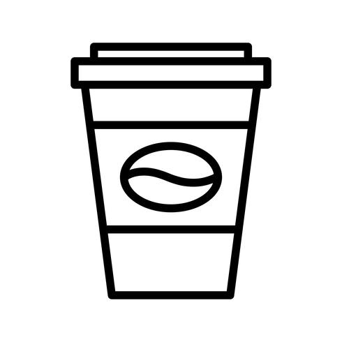 Vektor-Kaffee-Symbol vektor