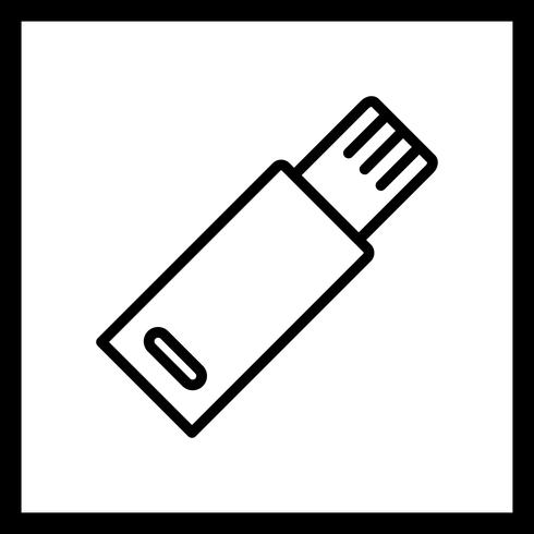 USB-Vektor-Symbol vektor