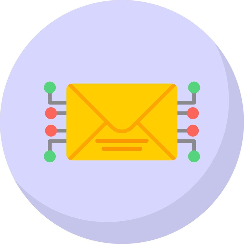 Mail eben Blase Symbol vektor