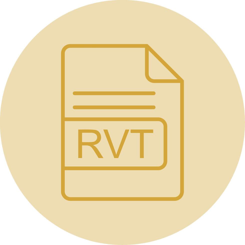 rvt Datei Format Linie Gelb Kreis Symbol vektor
