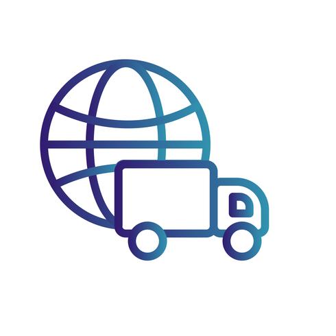 Vektor Global Delivery Icon