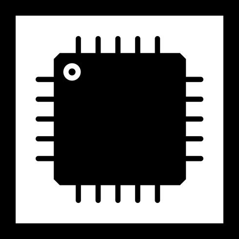 Vektor-Prozessor-Symbol vektor