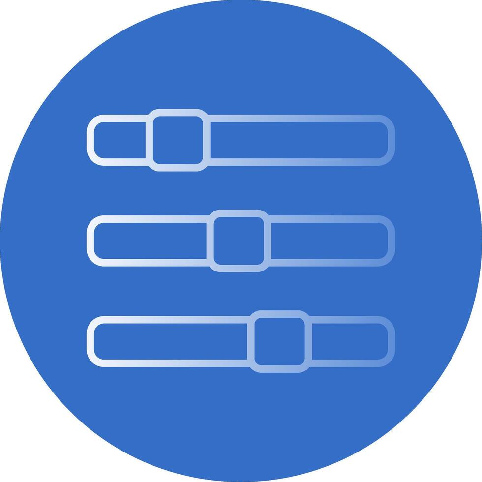 Fortschritt Bar Gradient Linie Kreis Symbol vektor