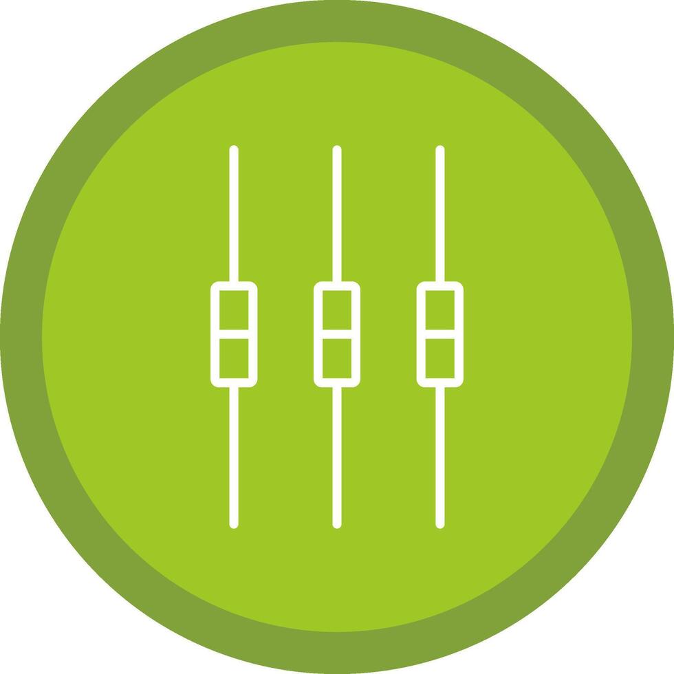 Box Handlung Linie multi Kreis Symbol vektor