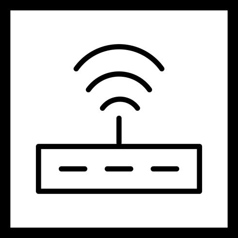 Vektor-Router-Symbol vektor