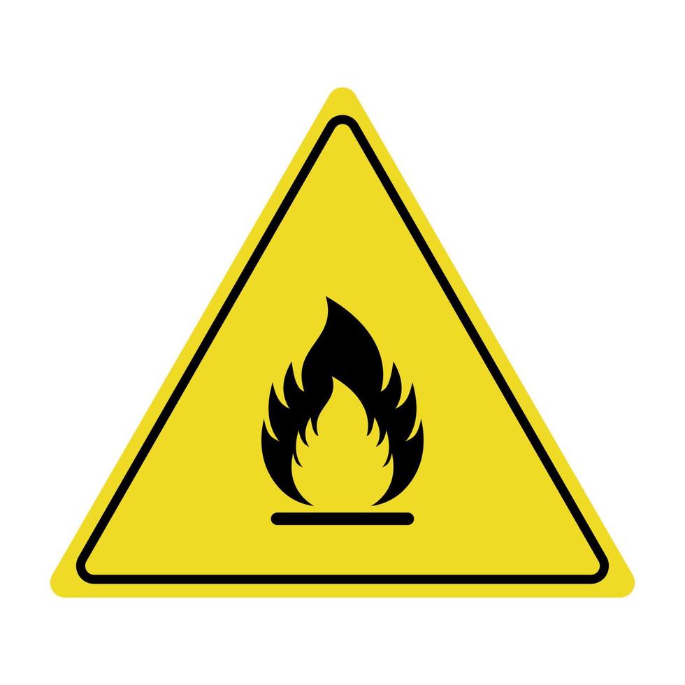 Symbol für Gefahrenwarnsymbol vektor