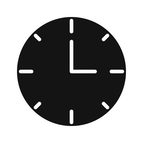 Vektor-Uhr-Symbol vektor