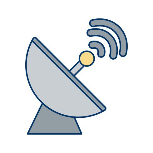 Satelliträtt Vector Icon