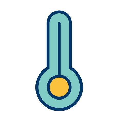 Temperatur-Vektor-Symbol vektor