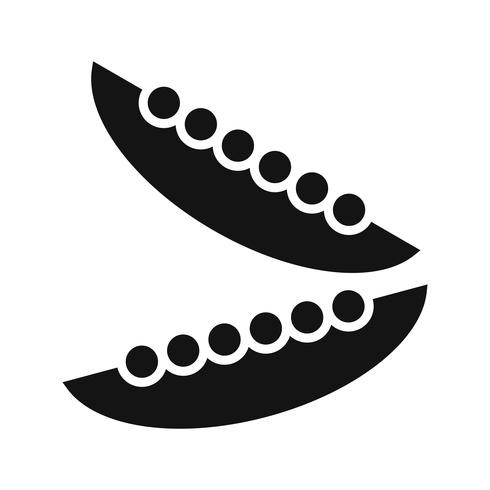 Vektor Bohnen-Symbol