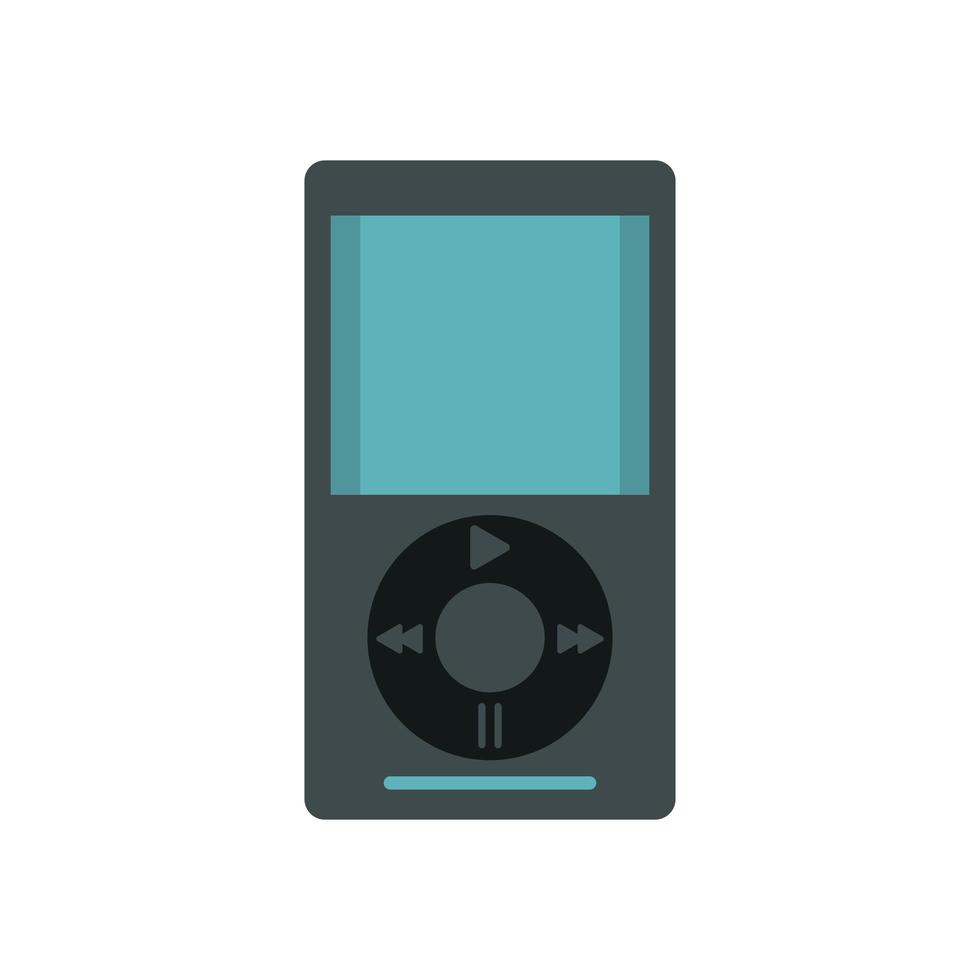 Musik Media Player MP3-Symbol vektor