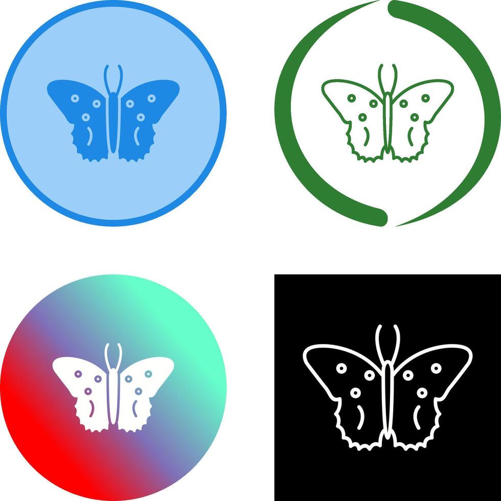 Schmetterling-Icon-Design vektor