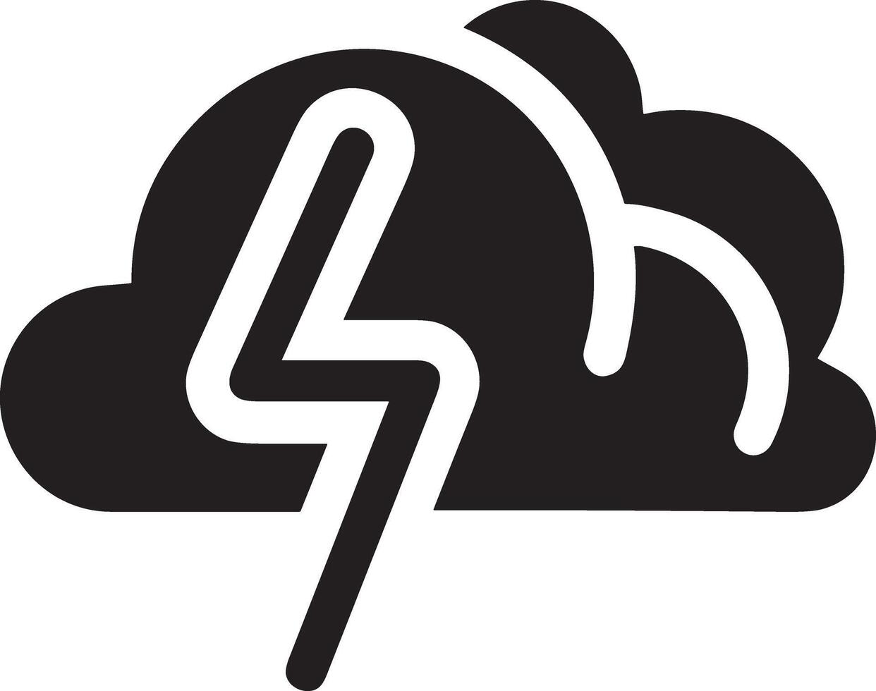 Wolke Symbol Symbol Bild. Illustration von das Hosting Lager Design vektor