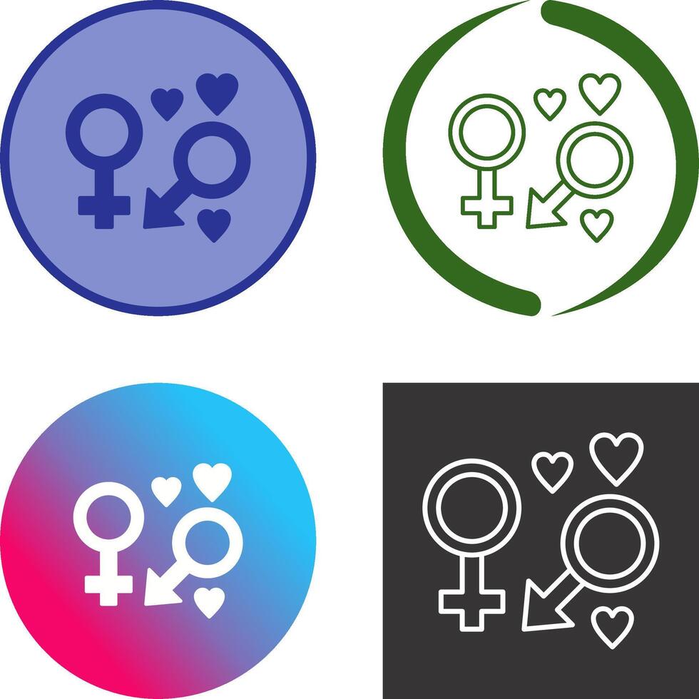 Geschlechter Symbol Design vektor